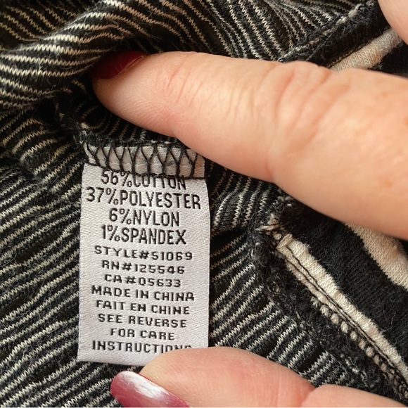 HABITAT Striped 3/4 Sleeve Tunic Top XL - Picture 8 of 9